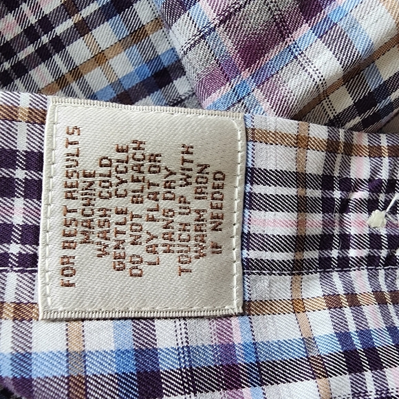Peter Millar Plaid Button-Up Shirt – Large - Picture 8 of 9